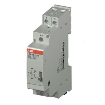 Relais modulaire bipolaire 2NO/16A/12VAC E 297-16-20/12 ABB-Vynckier