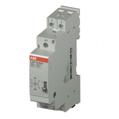 Relais modulaire bipolaire 2NO/16A/24VAC E 297-16-20/24 ABB-Vynckier