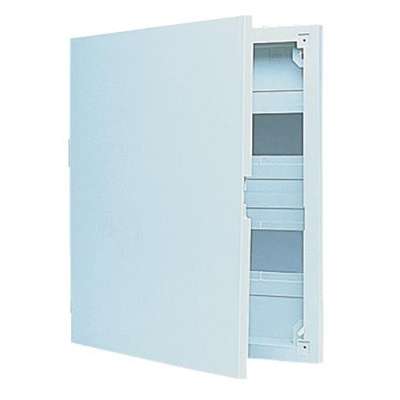 Cadre avec porte pleine pour coffret 14 modules (1x14) Fix-O-Rail standard ABB-Vynckier