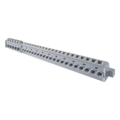 Bornier de terre sans vis (6x16 + 21x4mm²) pour coffret Fix-O-Rail 150 ABB-Vynckier