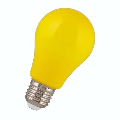 Lampe Led sphérique non dimmable Party Bulb A60 2W/90lm/Ø60/2800K/ 220-240V/E27/30000h IP44 jaune pour guirlande Bailey