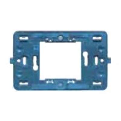 Support large à vis 1x2 modules pour boîtes 502E, 503E, PB502 ou PB503 Magic Bticino