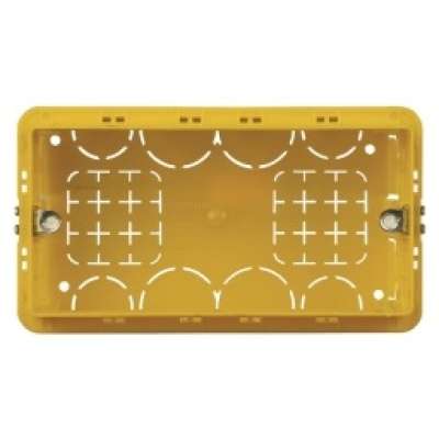 Boîte d'encastrement maçonnerie 4 modules carrée 133x74x53.5mm Bticino