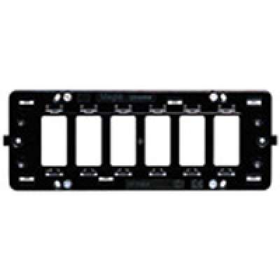 Support à vis 6x1 modules pour boîtes 506L ou PB506 Magic Bticino