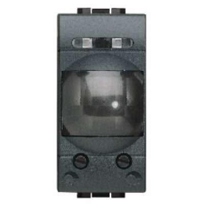 Détecteur de mouvement IR 2A/250V 1 module anthracite Living Light Bticino