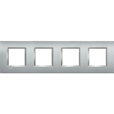 Plaque de recouvrement 4x2 modules entraxe 71mm Tech Living Light Bticino