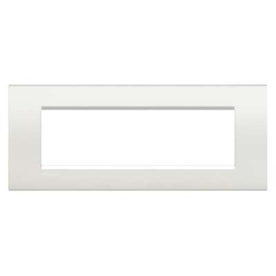 Plaque de recouvrement 7 modules blanc Living Light Bticino