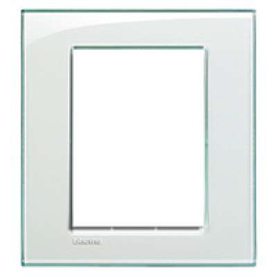 Plaque de recouvrement 3+3 modules Aquamarine Living Light Bticino