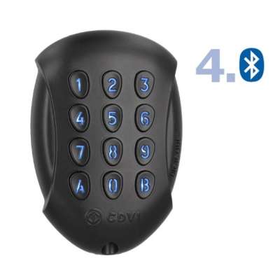 Clavier à codes Digicode noir Bluetooth avec Boxcode 3 relais GALEO 4.0 CDVI