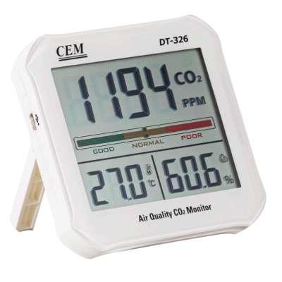 Moniteur de qualité de l'air 3 en 1 DT-326 CEM