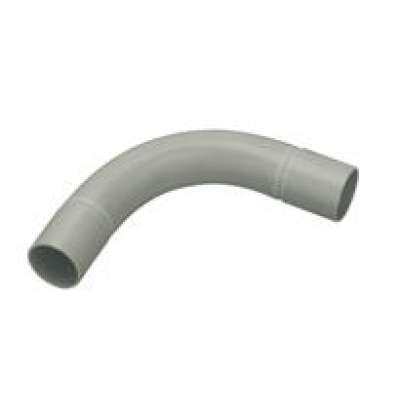 Coude PVC Ø25mm gris clair RAL7035