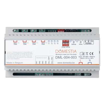 Module d’extension 4 sorties télévariées compatible LED (4x250W) DML-004-003 Domestia