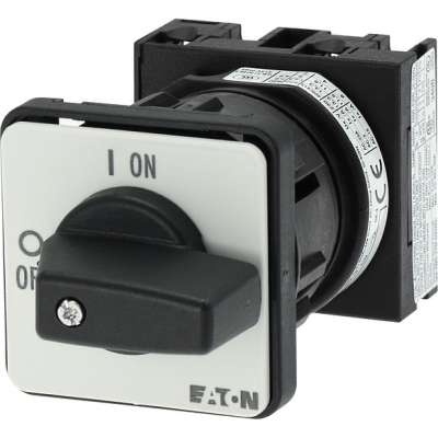 Interrupteur ON-OFF 2P/20A/400V à encastrer T0-1-102/EZ Eaton