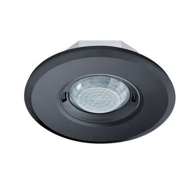 Détecteur de mouvement plafond encastré noir 360°/8m 1 canal 10A 230V EP10428074 Esylux