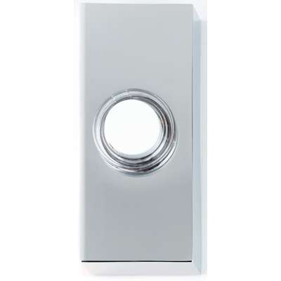 Bouton-poussoir chrome Luna D630 Friedland Honeywell 