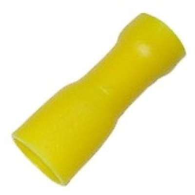 Cosse clip Faston femelle à sertir complètement isolée 6.3x0.8mm pour fils 4-6mm² jaune