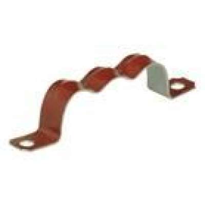 Attache acier galvanisé brun/rouge triple en U Ø20mm