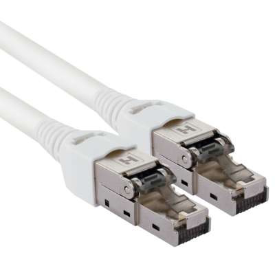 Connecteur blindé mâle sans outil 8 contacts RJ45 pour câbles UTP & FTP catégorie 5E, 6 et 6A Hirschman