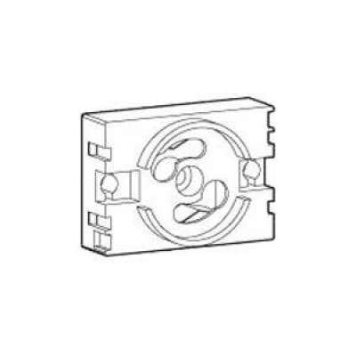 Douille porte-starter avec serre-fil automatique (fixation trous)