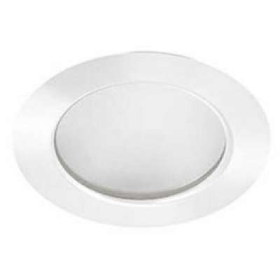 Spot encastré pour meuble Ø72mm blanc mat avec lampe 5W/100°/3000K/410Lm/50000h/230V blanc chaud KALI R-230 B DO337WW30 Indigo