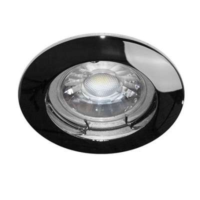 Spot encastré fixe rond Ø78mm chrome pour lampes GU10/230V Ø50mm (PAR16) KSA100203 Indigo