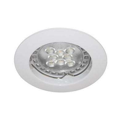 Spot encastré fixe rond Ø78mm blanc pour lampes GU10/230V Ø50mm (PAR16) KSA100204 Indigo