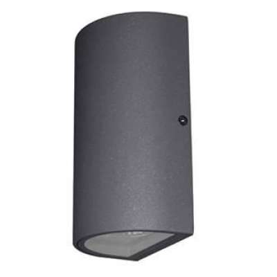 Applique extérieure aluminium anthracite Up/Down Led 2x6W/230V/3000K/2x680Lm OU10324 Luxi 160 Indigo