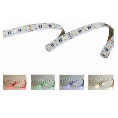 Bandeau Led SMD5050 blanc ultra chaud + RGB 5 mètres 96W/24VDC/2700K/5695Lm (1139Lm/m) IP20 RGB & RGBW Integratech