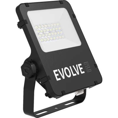 Projecteur LED noir  25W/60000h/3394Lm/120° blanc chaud 3000K Evolve 2 EV25B1203 Integratech