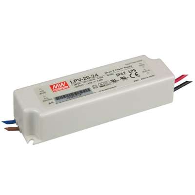 Alimentation Led 24VDC/ 20W (IP67) LPV-20-24 Integratech