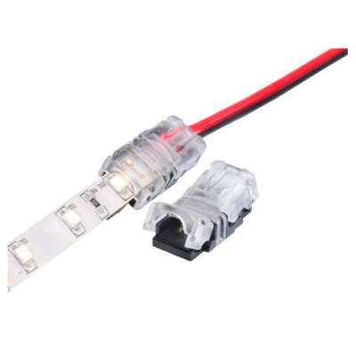 Connecteur d'alimentation IP20 ruban Led 10mm bicolor LS-C-IP20-10-3 Integratech