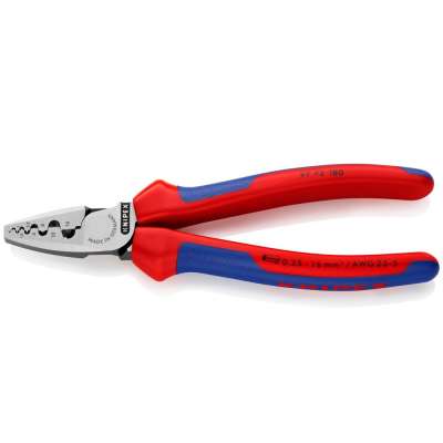 Pince à sertir pour embouts 0.25 à 16mm² Knipex