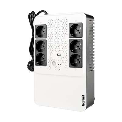 Onduleur UPS  600VA avec 4+2 prises 230V et 1 prise USB Keor Multiplug Legrand