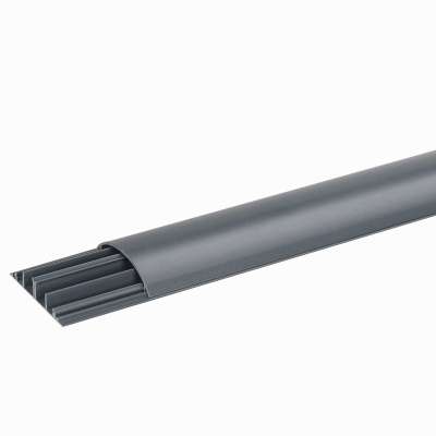 Moulure de sol 4 compartiments avec couvercle anthracite RAL 7016 92x20 x L=2000mm DLP Legrand