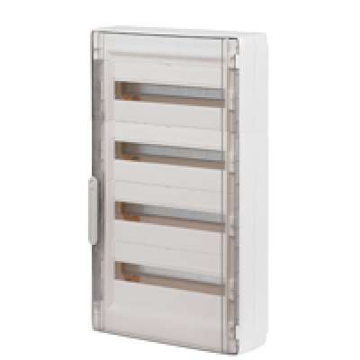 Coffret apparent  72 modules (4x18) porte transparente XL³125 Legrand