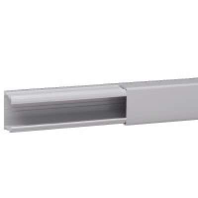 Moulure grise RAL 7035 avec couvercle  32x20 x L=2100mm DLP Legrand