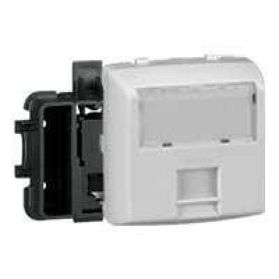 Prise data RJ45 UTP Cat. 6 composable blanc RAL 9010 Oteo Legrand