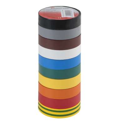 Rubans isolants électriques vinyl 15mm x 10m 10 couleurs Temflex 1500 3M