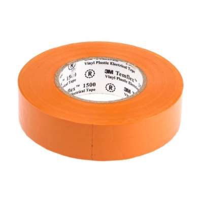 Ruban isolant électrique vinyl 19mm x 20m orange