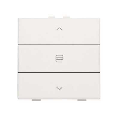 Commande de moteur simple avec touche Original et Intense blanche Home Control® Niko