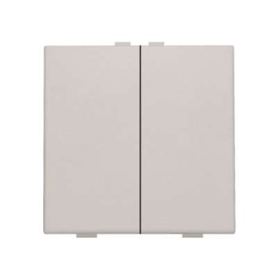 Commande d'éclairage double avec touches Original Light Grey Home Control® Niko