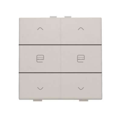 Commande de moteur double avec touches Original Light Grey Home Control® Niko