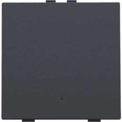 Commande d'éclairage simple avec Led et touches Intense Anthracite Home Control® Niko