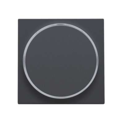 Set de finition vierge bouton-poussoir LED ambre Intense Anthracite Niko 