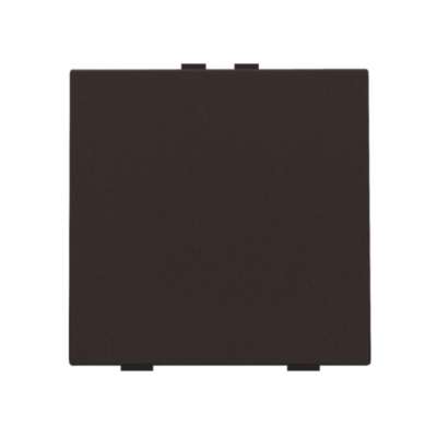 Commande d'éclairage simple avec touche Intense Dark Brown Home Control® Niko