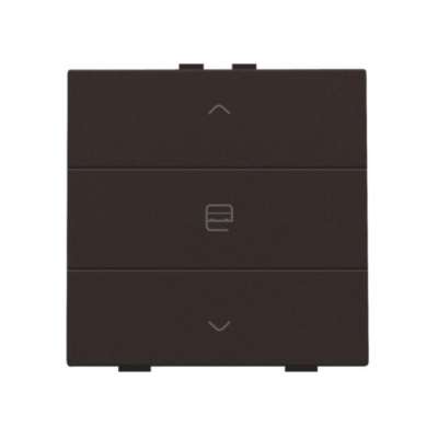 Commande de moteur simple avec touche Intense Dark Brown Home Control® Niko