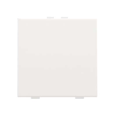 Commande d'éclairage simple avec touche Pure White Steel Home Control® Niko