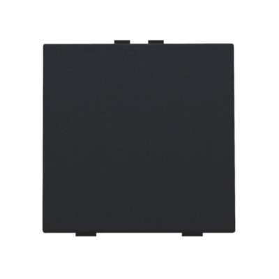 Commande d'éclairage simple avec touche black coated Home Control® Niko