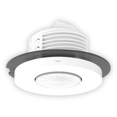 Détecteur de présence plafond blanc encastré (SnapFit) P42MR maître 12m/360° 1 canal 10A 230V 353-601121 Niko