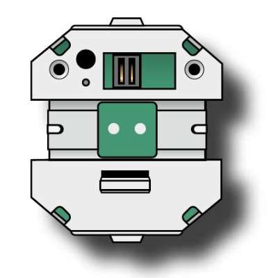 Unité de raccordement pour platine murale multiple Home Control® Niko